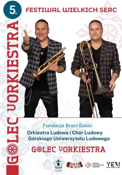 Event poster:  5. Festiwal Wielkich Serc 